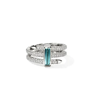 Women John Hardy Artisan Series Spear Ring, Triple Tier