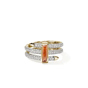 Women John Hardy Artisan Series Spear Ring, Triple Tier