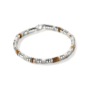 Women John Hardy Colorblock Bracelet, Silver, Slim