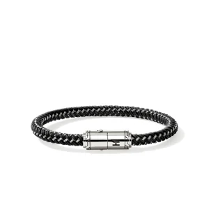 John Hardy Cord Bracelet, Sterling Silver, Rubber