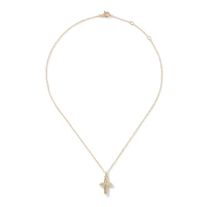 Women John Hardy Cross Pendant Necklace, Gold, Diamonds