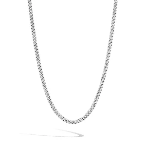 John Hardy Curb Chain Necklace, Sterling Silver, 3.9MM