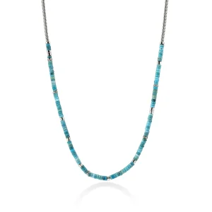 John Hardy Heishi Chain Necklace, Silver