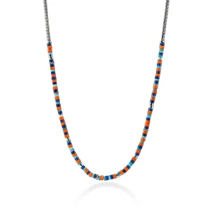 John Hardy Heishi Chain Necklace, Silver