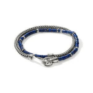 John Hardy Heishi Chain Wrap, Sterling Silver