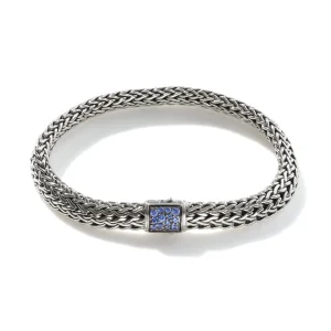 Women John Hardy Icon Bracelet, Sterling Silver, Pavé, 6.5MM