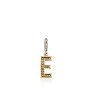Women John Hardy Initial Pendant, Gold, Diamonds