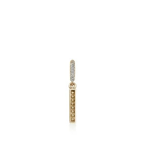Women John Hardy Initial Pendant, Gold, Diamonds