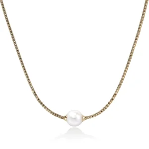 Women John Hardy JH Essential Pearl Necklace, Gold, 1.8MM