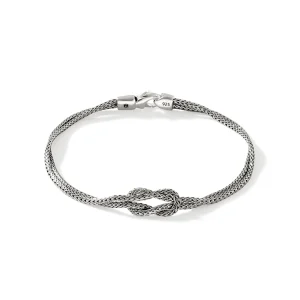 Women John Hardy Love Knot Bracelet, Sterling Silver, 3.6MM