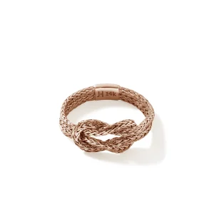 Women John Hardy Love Knot Ring, Rose Gold, 3.6MM