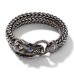 John Hardy Naga Bracelet, Dark Silver, 15MM