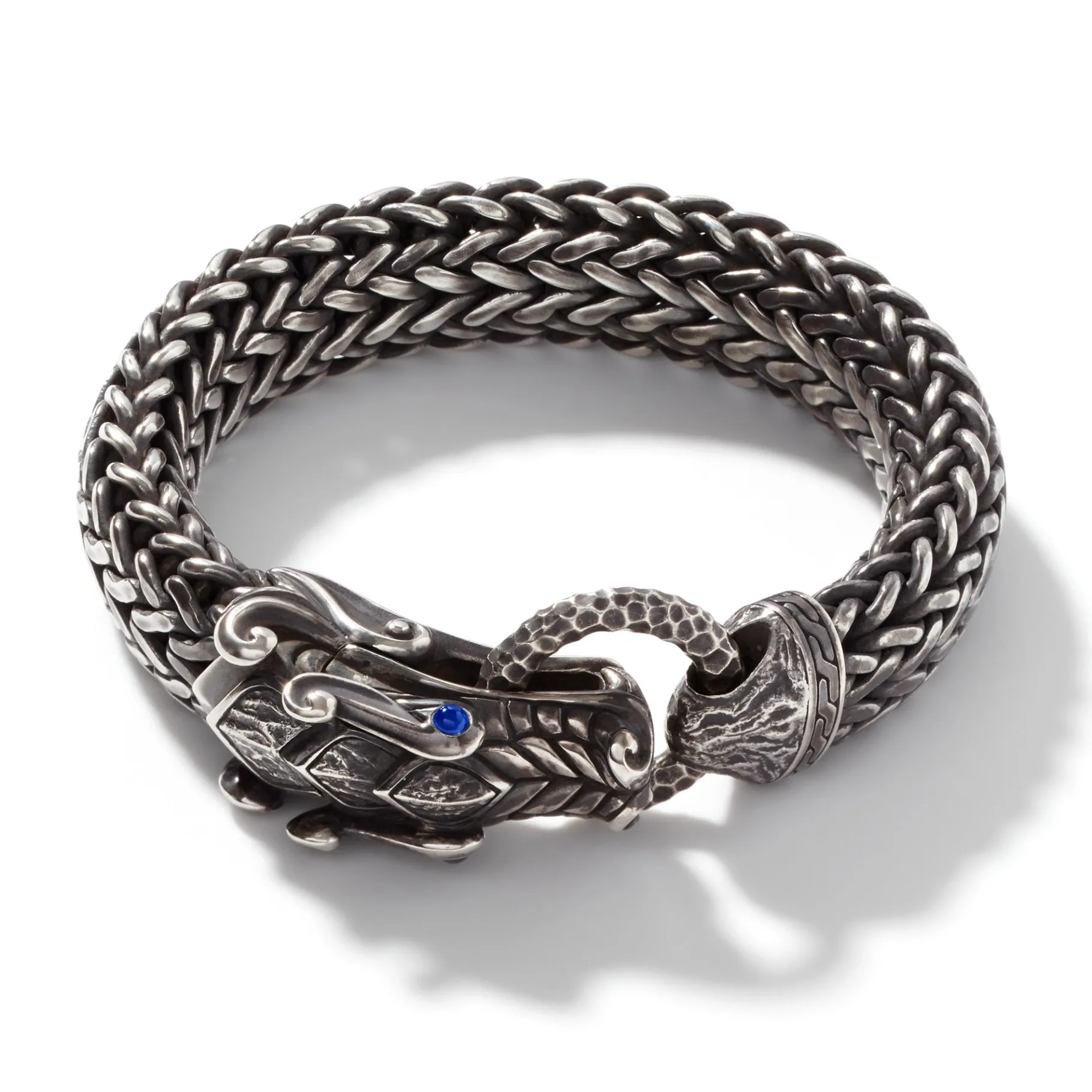 John Hardy Naga Bracelet, Dark Silver, 15MM