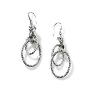 Women John Hardy Naga Drop Earrings, Sterling Silver