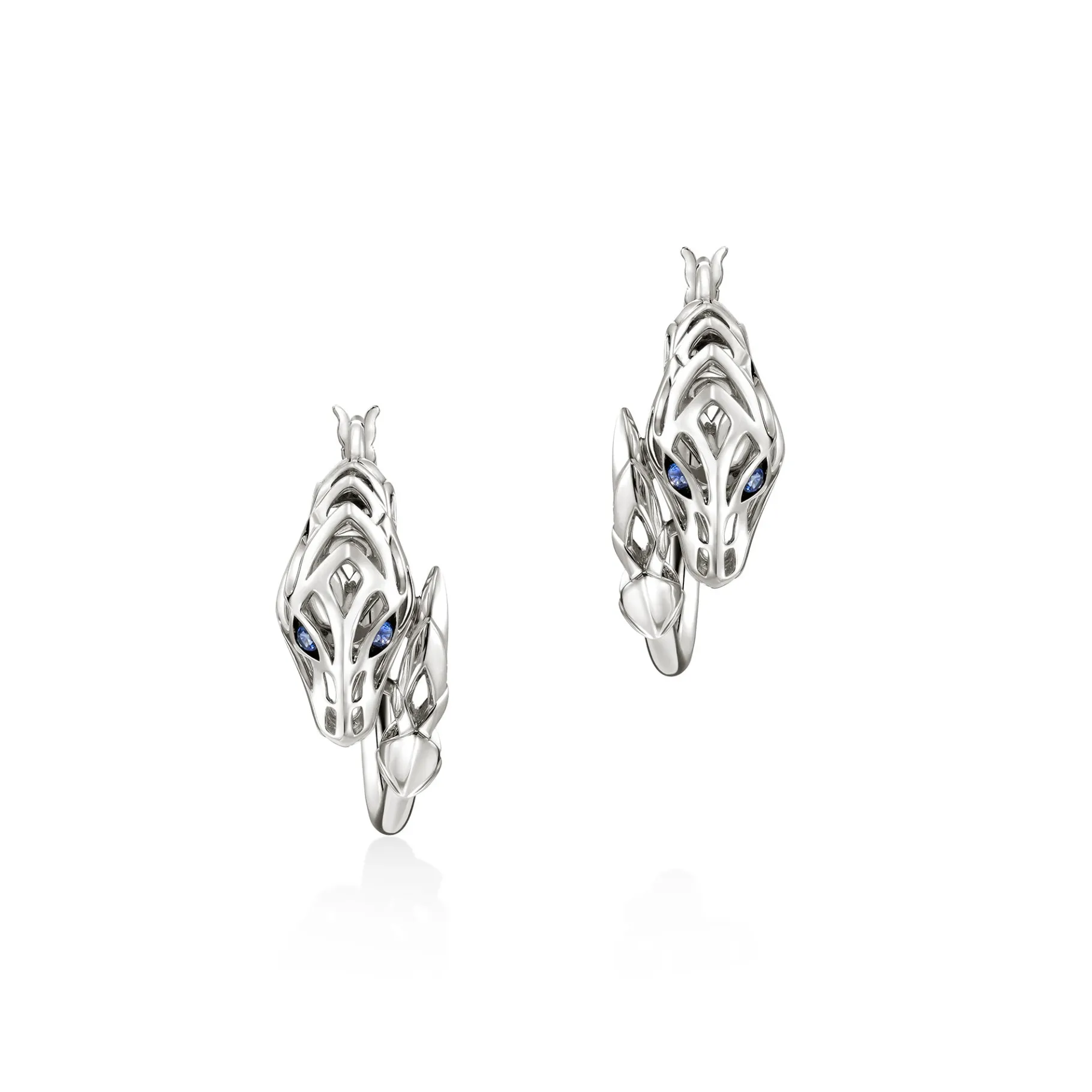 Women John Hardy Naga Hoop Earrings, Sterling Silver