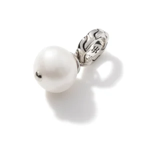 Women John Hardy Pearl Pendant, Sterling Silver, 8MM