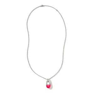 Women John Hardy Pebble Necklace, Sterling Silver, Diamonds