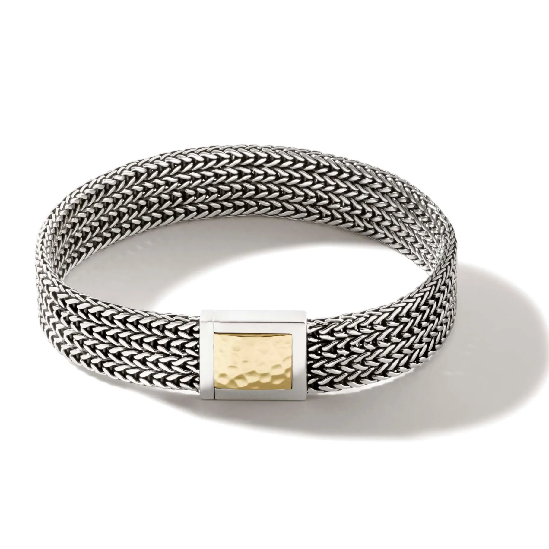 Women John Hardy Rata Chain Bracelet, Silver, Gold, 12MM
