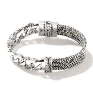 John Hardy Rata Curb Chain Bracelet, Sterling Silver