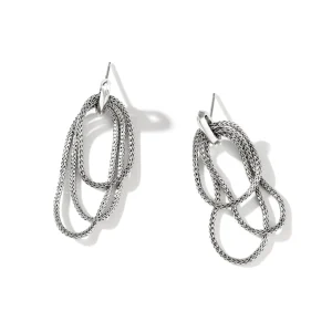 Women John Hardy Soft Chain Drop Earrings, Sterling Silver