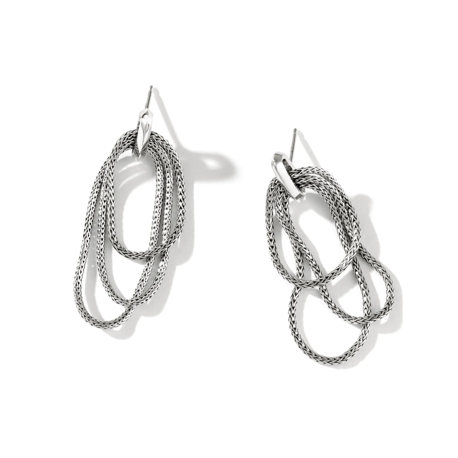 Women John Hardy Soft Chain Drop Earrings, Sterling Silver