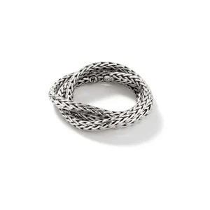 Women John Hardy Soft Chain Rolling Ring, Sterling Silver