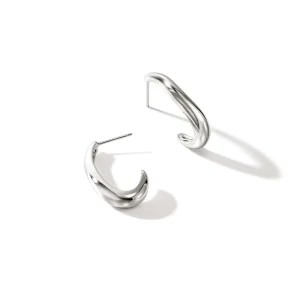 Women John Hardy Surf J Hoop Earrings, Sterling Silver