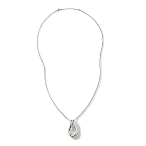 Women John Hardy Surf Pendant Necklace, Sterling Silver, Long