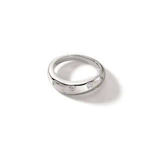Women John Hardy Surf Ring, Silver, Diamonds