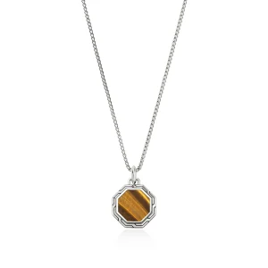 John Hardy Tag Necklace, Silver