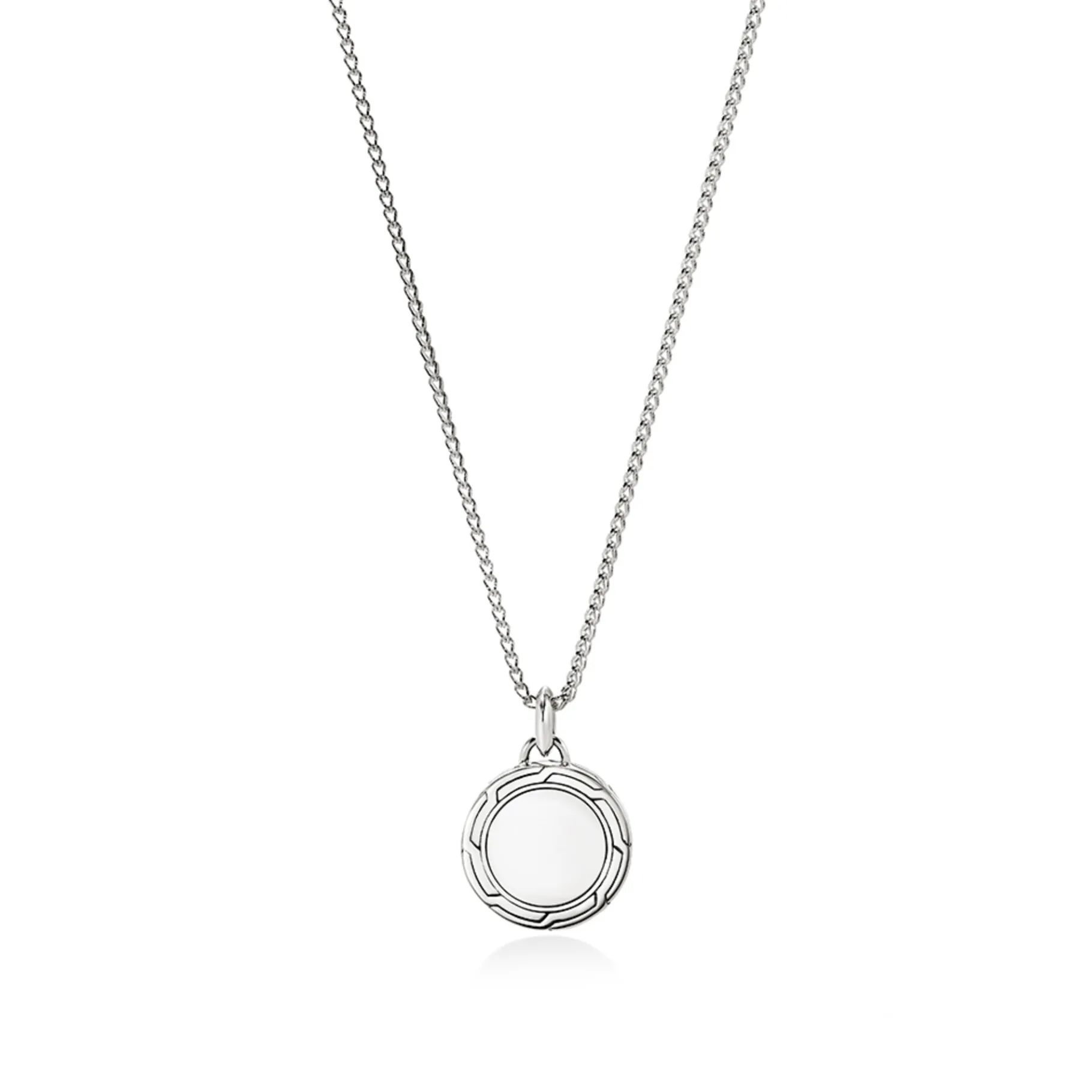 John Hardy Tag Necklace, Sterling Silver